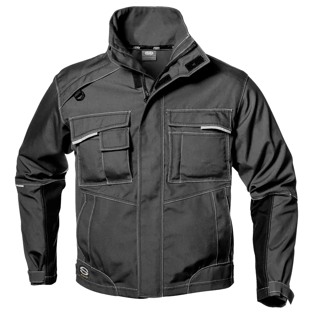 GEMINI SHORT JACKET – Reflective Inserts – Stretch Canvas – Multi-Functional Pockets