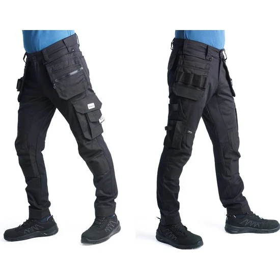 BITCO OISE Stretch Water Repellent Work Trousers Men – CORDURA® Reinforced Knees